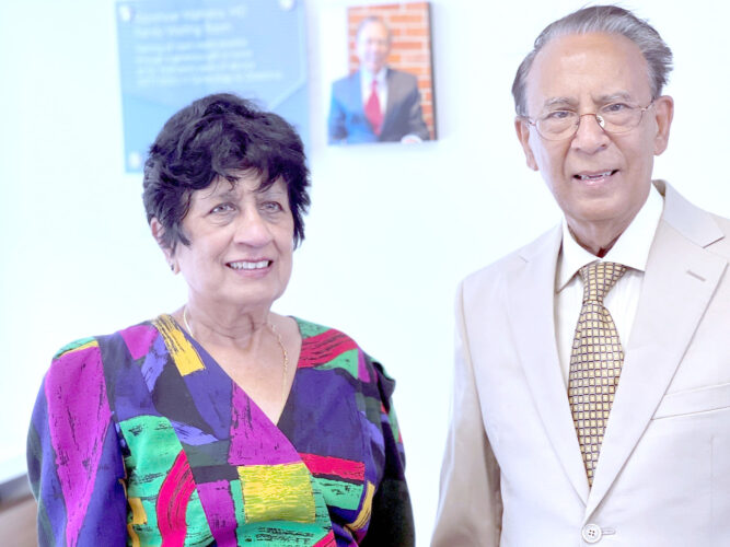 Malhotras donate building to DLI, women’s clinic